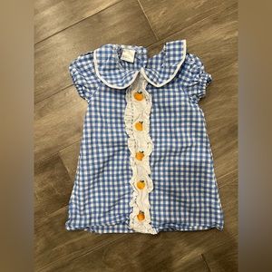 Pumpkin Embroidery Dress